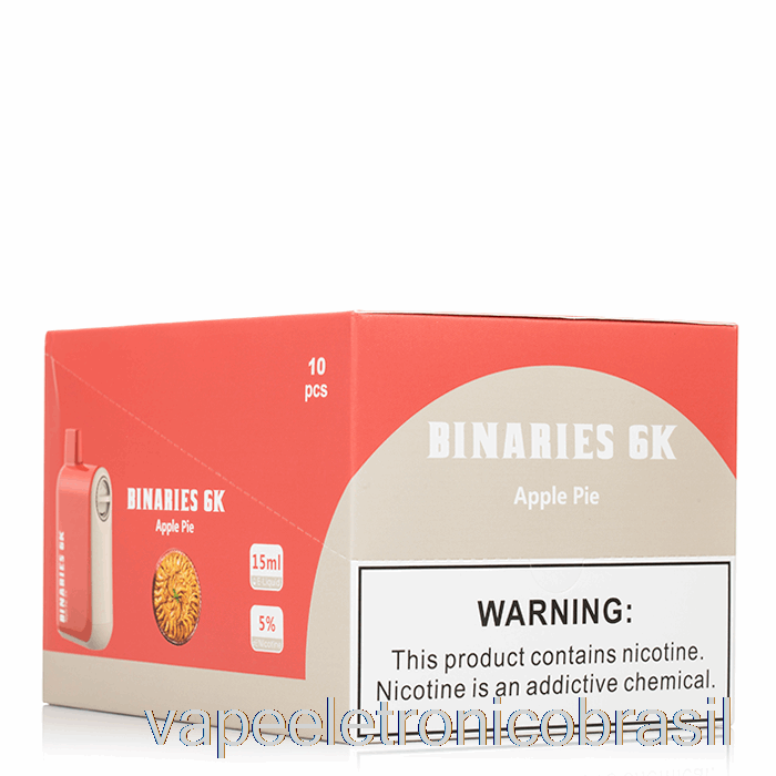 Vape Recarregável [pacote De 10] Binários Horizonte 6k 6000 Descartáveis